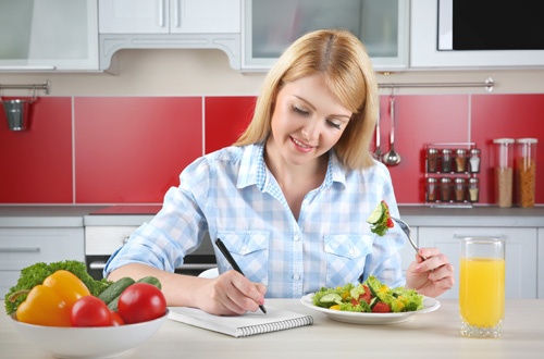 Write down meals to better stay in the Zone
