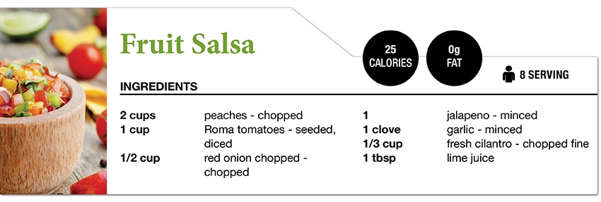Zone Diet Fruit Salsa Recipe