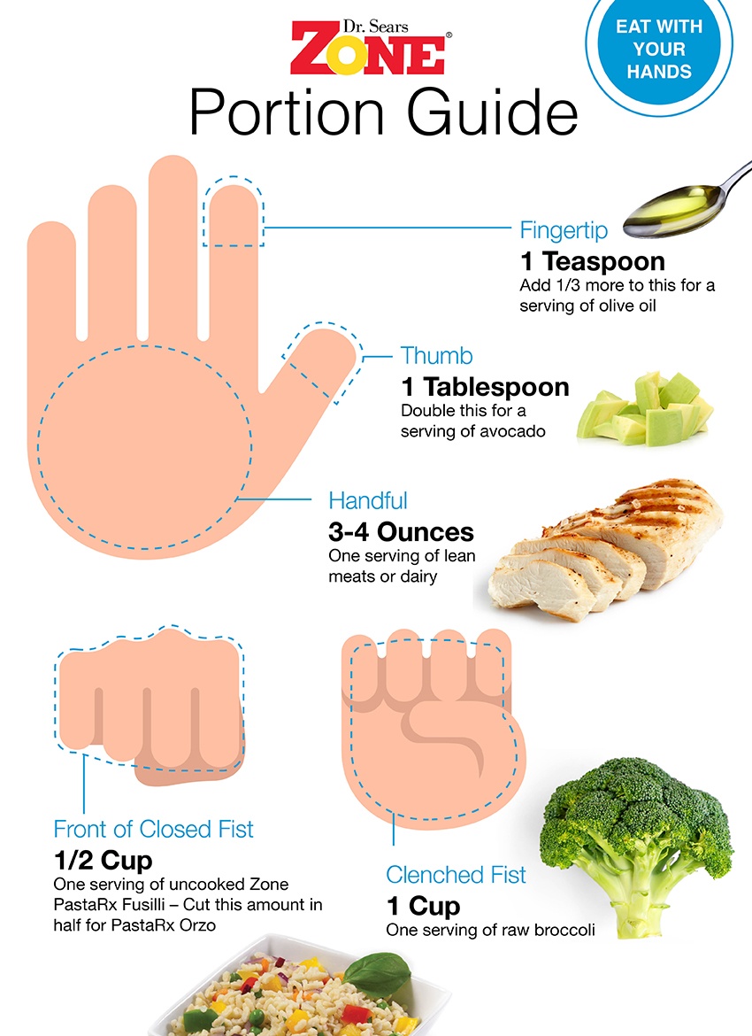 Dr. Sears Zone Portion Guide