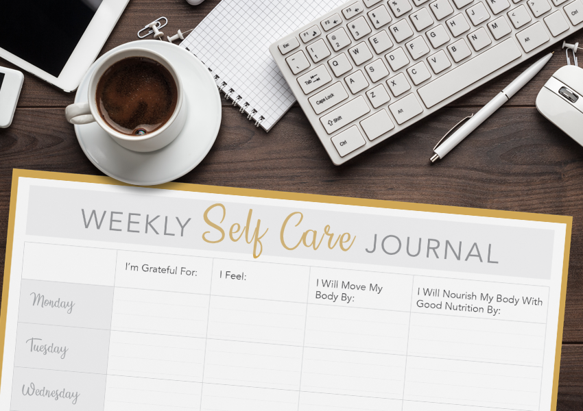 Weekly Self Care Journal