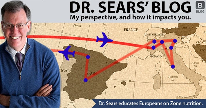 Where in the World is Dr. Barry Sears?